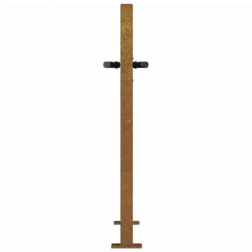 Dvorišna vrata - Vrtna vrata 105 x 105 cm od čelika COR-TEN s uzorkom bambusa - 105 x 105 cm Cijena
