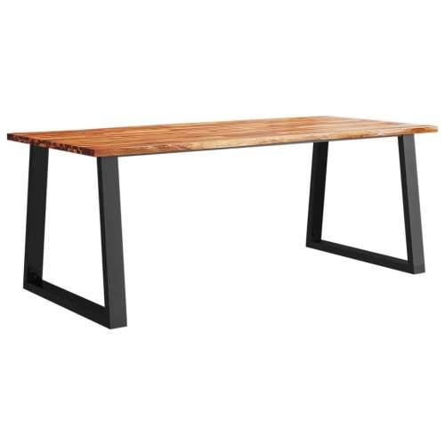 Blagovaonski stol sa živim rubom 200x90x75 cm od drva bagrema - 200 x 90 x 75 cm 1 Cijena