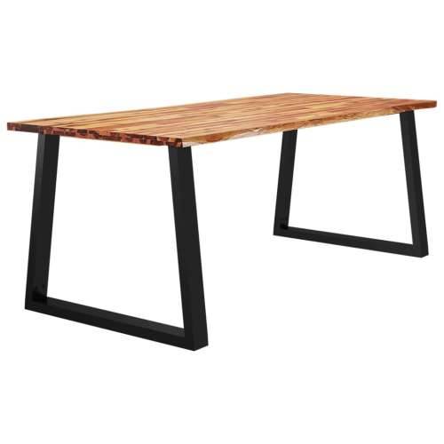 Blagovaonski stol sa živim rubom 200x90x75 cm od drva bagrema - 200 x 90 x 75 cm 1 Cijena