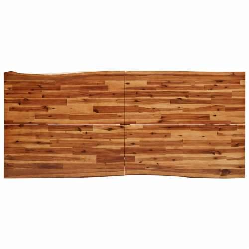 Blagovaonski stol sa živim rubom 200x90x75 cm od drva bagrema - 200 x 90 x 75 cm 1 Cijena