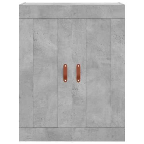Visoka komoda siva betona 69,5x34x180 cm od konstruiranog drva - Beton siva 1 3 police Cijena