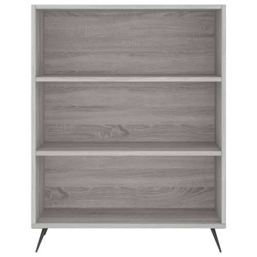 Visoka komoda siva sonome 69,5x34x180 cm od konstruiranog drva - Sivi hrast sonoma 1 3 police Cijena