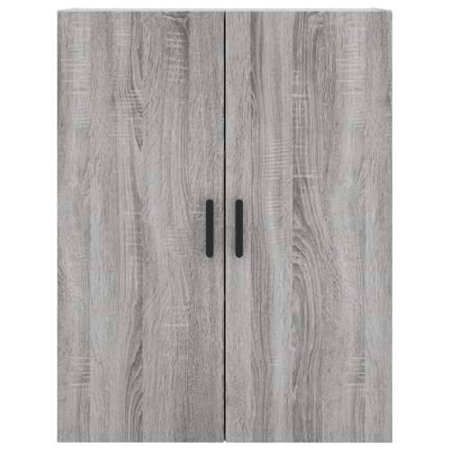 Visoka komoda siva sonome 69,5x34x180 cm od konstruiranog drva - Sivi hrast sonoma 1 3 police Cijena