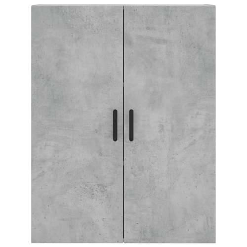 Visoka komoda siva betona 69,5x34x180 cm od konstruiranog drva - Beton siva 1 3 police Cijena