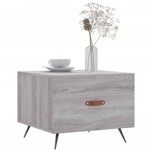 Stolići za kavu 2 kom boja hrast 50x50x40 cm konstruirano drvo - Sivi hrast sonoma 2 Cijena