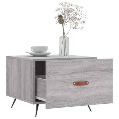 Stolići za kavu 2 kom boja hrast 50x50x40 cm konstruirano drvo - Sivi hrast sonoma 2 Cijena