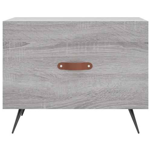 Stolići za kavu 2 kom boja hrast 50x50x40 cm konstruirano drvo - Sivi hrast sonoma 2 Cijena