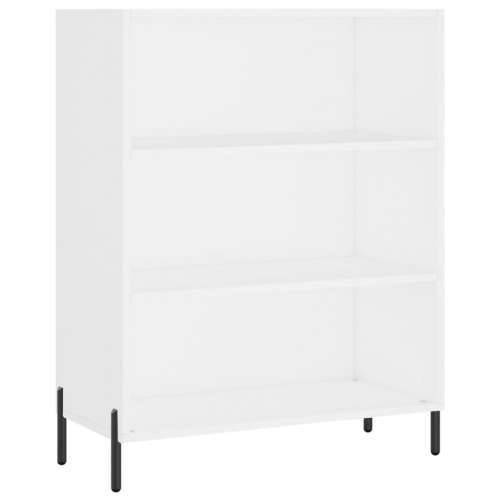 Visoka komoda bijela 69,5x34x180 cm konstruirano drvo - Bijela 1 3 police Cijena