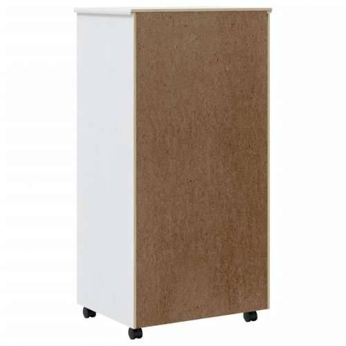 Pokretni ormarić s ladicama MOSS bijeli od masivne borovine - Bijela 53 x 39 x 103 cm 1 Cijena