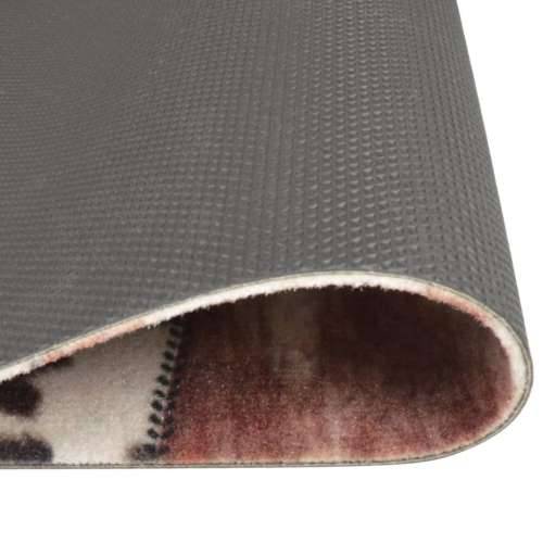 Kuhinjski tepih perivi životinjska koža 60 x 180 cm baršunasti Cijena