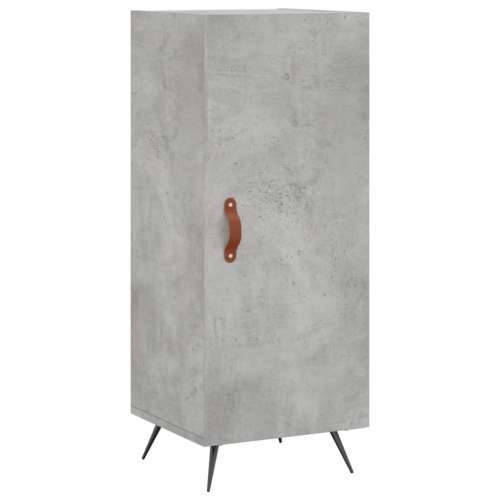 Visoka komoda siva betona 34,5x34x180 cm od konstruiranog drva - Beton siva 1 1 vrata Cijena