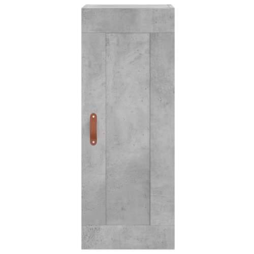 Visoka komoda siva betona 34,5x34x180 cm od konstruiranog drva - Beton siva 1 1 vrata Cijena