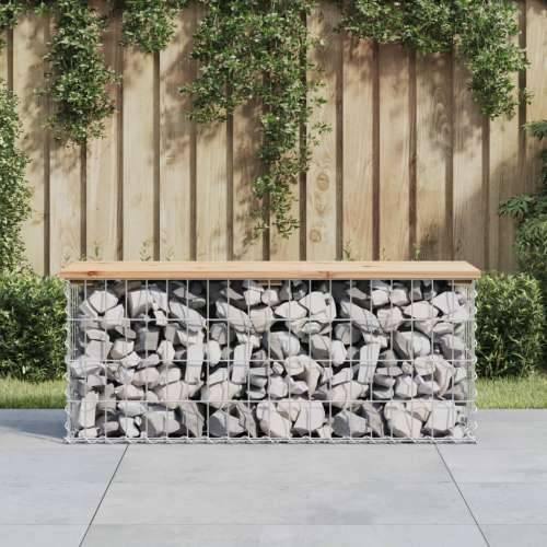 Vrtna klupa s gabionskim dizajnom 103x31,5x42 cm od borovine - Prirodna boja bora 103 x 31,5 x 42 cm 1 Cijena
