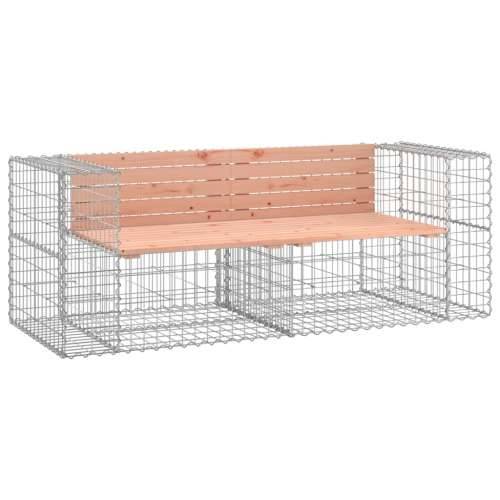 Vrtna klupa s gabionskim dizajnom 184x71x65,5 cm drvo duglazije - Prirodni douglas 1 Cijena