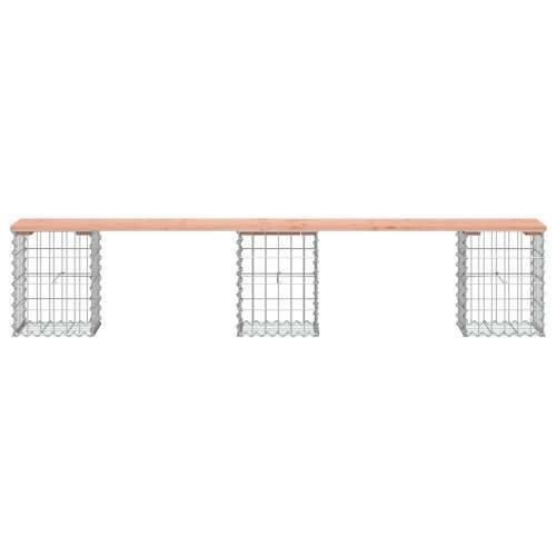 Vrtna klupa s gabionskim dizajnom 203x31x42 cm drvo duglazije - Prirodni douglas 203 x 31 x 42 cm 1 Cijena