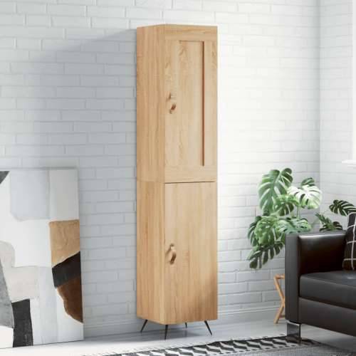 Visoka komoda hrasta sonome 34,5x34x180cm od konstruiranog drva - sonoma hrast 1 1 vrata Cijena