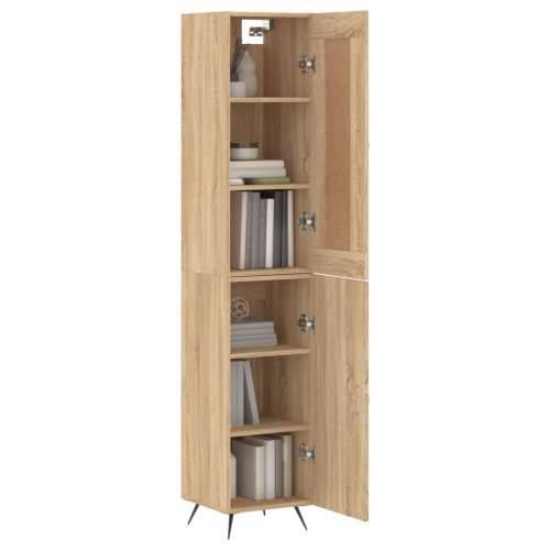 Visoka komoda hrasta sonome 34,5x34x180cm od konstruiranog drva - sonoma hrast 1 1 vrata Cijena