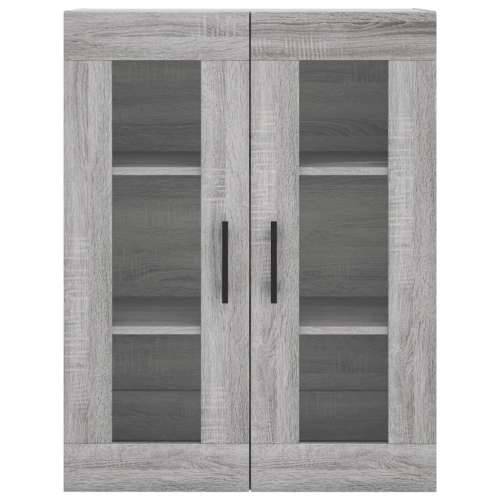 Visoka komoda siva sonome 69,5x34x180 cm od konstruiranog drva - Sivi hrast sonoma 1 2 vrata Cijena