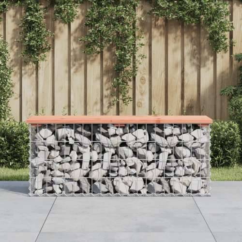 Vrtna klupa s gabionskim dizajnom 103x31,5x42 cm drvo duglazije - Prirodni douglas 103 x 31,5 x 42 cm 1 Cijena