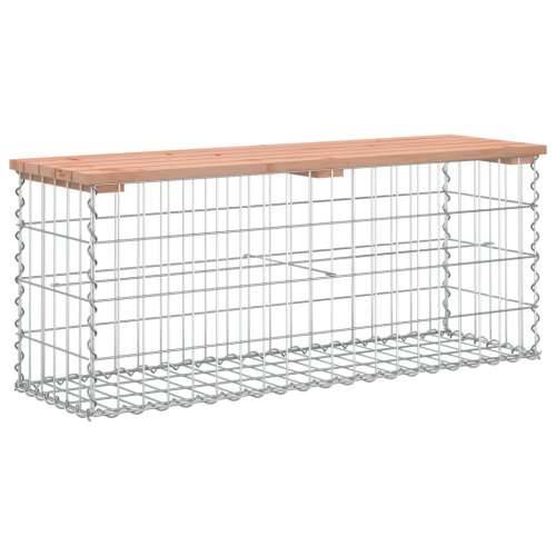 Vrtna klupa s gabionskim dizajnom 103x31,5x42 cm drvo duglazije - Prirodni douglas 103 x 31,5 x 42 cm 1 Cijena