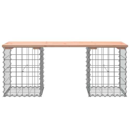 Vrtna klupa s gabionskim dizajnom 103x31x42 cm drvo duglazije Prirodni douglas 103 x 31 x 42 cm 1 Cijena