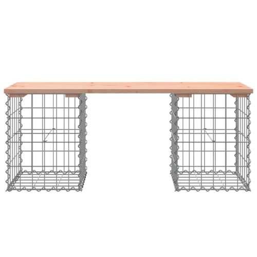 Vrtna klupa s gabionskim dizajnom 103x31x42 cm drvo duglazije Prirodni douglas 103 x 31 x 42 cm 1 Cijena