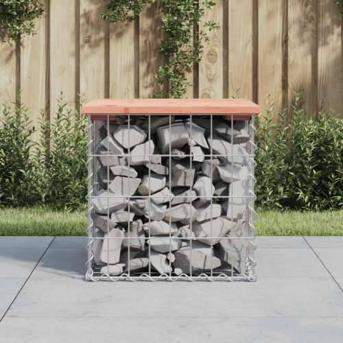 Vrtna klupa s gabionskim dizajnom 43x44x42 cm drvo duglazije Prirodni douglas 43 x 44 x 42 cm 1 Cijena