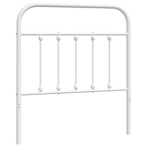 Metalno uzglavlje bijelo 90 cm - Bijela 90 cm 1 Cijena