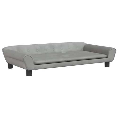 Krevet za pse svjetlosivi 100 x 50 x 21 cm baršunasti - Svjetlosiva 100 x 50 x 21 cm Cijena