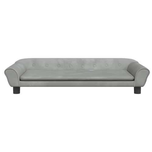 Krevet za pse svjetlosivi 100 x 50 x 21 cm baršunasti - Svjetlosiva 100 x 50 x 21 cm Cijena