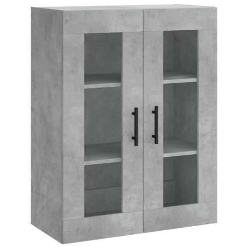 Visoka komoda siva betona 69,5x34x180 cm od konstruiranog drva - Beton siva 1 2 vrata Cijena