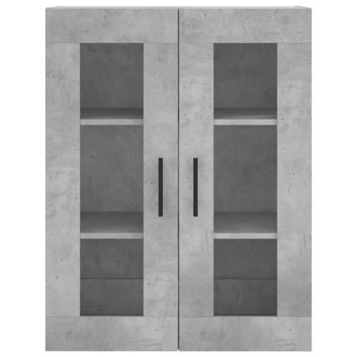 Visoka komoda siva betona 69,5x34x180 cm od konstruiranog drva - Beton siva 1 2 vrata Cijena