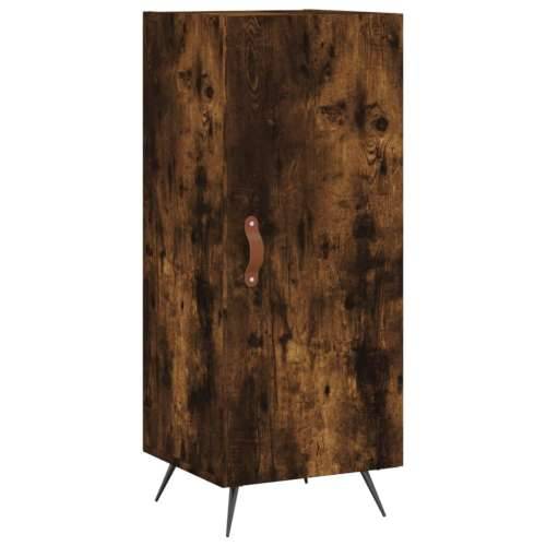 Visoka komoda dimljeni hrast 34,5x34x180cm konstruiranog drva - Dimljeni hrast 1 1 vrata Cijena
