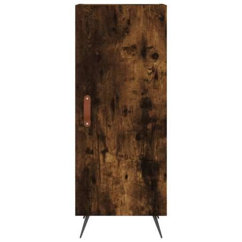 Visoka komoda dimljeni hrast 34,5x34x180cm konstruiranog drva - Dimljeni hrast 1 1 vrata Cijena