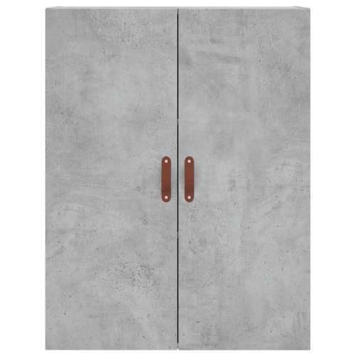 Visoka komoda siva betona 69,5x34x180 cm od konstruiranog drva - Beton siva 1 2 vrata 2 ladice Cijena
