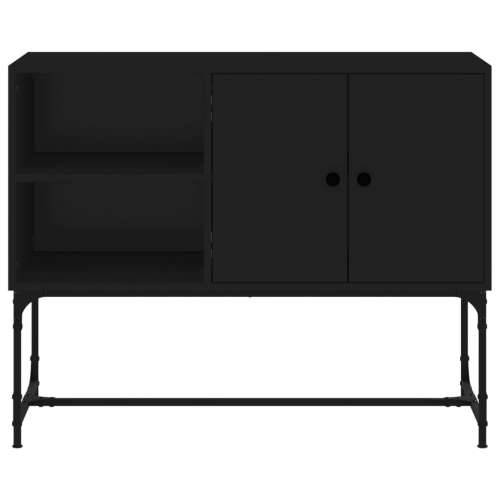 Komoda crna 100 x 40 x 79,5 cm od konstruiranog drva - Crna 1 Cijena