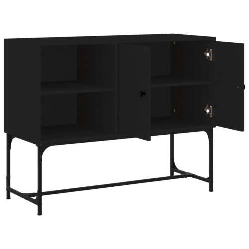 Komoda crna 100 x 40 x 79,5 cm od konstruiranog drva - Crna 1 Cijena