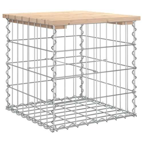 Vrtna klupa s gabionskim dizajnom 43x44x42 cm masivna borovina - Prirodna boja bora 43 x 44 x 42 cm 1 Cijena