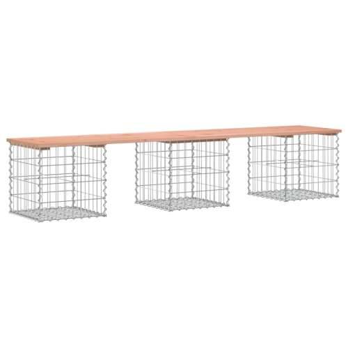 Vrtna klupa s gabionskim dizajnom 203x44x42 cm drvo duglazije - Prirodni douglas 203 x 44 x 42 cm 1 3 Cijena
