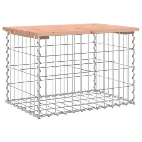 Vrtna klupa s gabionskim dizajnom 63x44x42 cm drvo duglazije - Prirodni douglas 63 x 44 x 42 cm 1 Cijena