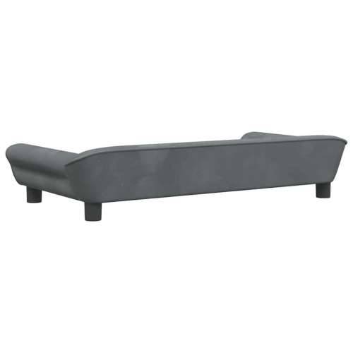 Krevet za pse tamnosivi 100 x 50 x 21 cm baršunasti - Tamno siva 100 x 50 x 21 cm Cijena