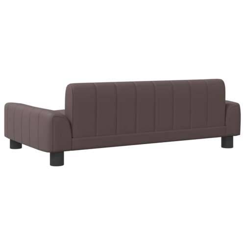 Krevet za pse smeđi 90 x 53 x 30 cm od umjetne kože - Smeđa 90 x 53 x 30 cm Umjetna koža Cijena