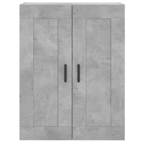 Visoka komoda siva betona 69,5x34x180 cm od konstruiranog drva - Beton siva 1 1 vrata 3 ladice Cijena
