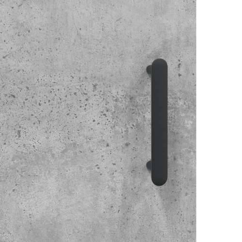 Visoka komoda siva betona 69,5x34x180 cm od konstruiranog drva - Beton siva 1 1 vrata 3 ladice Cijena