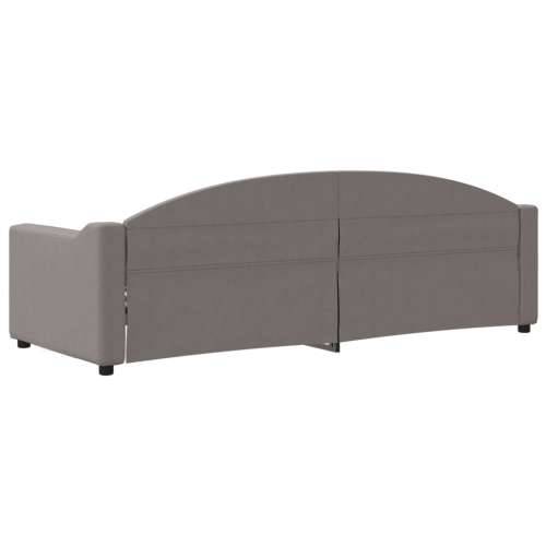 Dnevni krevet smeđesivi 80 x 200 cm od tkanine - Sivo-smeđa 80 x 200 cm bez madraca Cijena