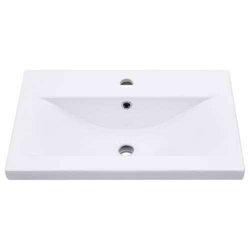 Kupaonski okvir s ugrađenim Lavabo - Umivaonikom crni željezni - Crna 59 x 38 x 31 cm 1 Cijena