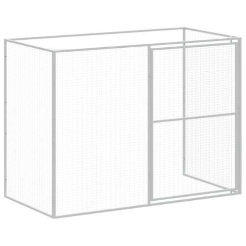 Kućica za pse s igralištem svjetlosiva 214x1069x181 cm čelična - Svjetlosiva 214 x 1069 x 181 cm Cijena