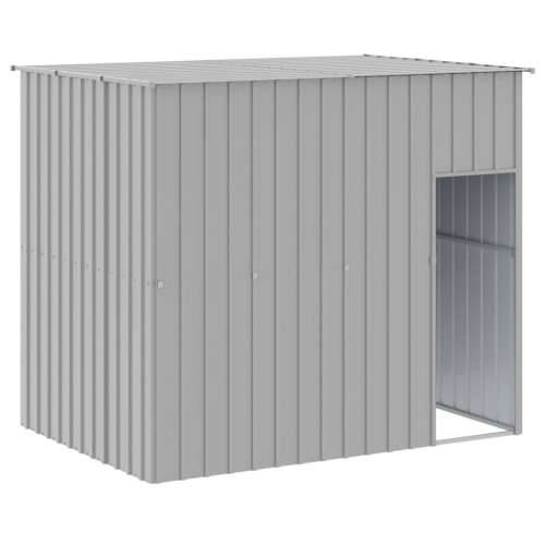 Kućica za pse s igralištem svjetlosiva 214x865x181 cm čelična - Svjetlosiva 214 x 865 x 181 cm Cijena