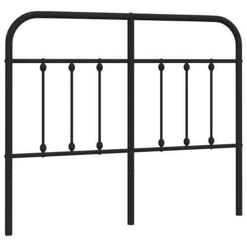 Metalno uzglavlje crno 120 cm - Crna 120 cm 1 Cijena