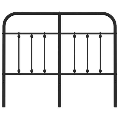 Metalno uzglavlje crno 120 cm - Crna 120 cm 1 Cijena